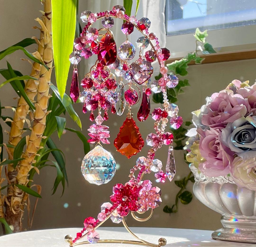 サンキャッチャー スワロフスキー 8558 40mmブルーAB