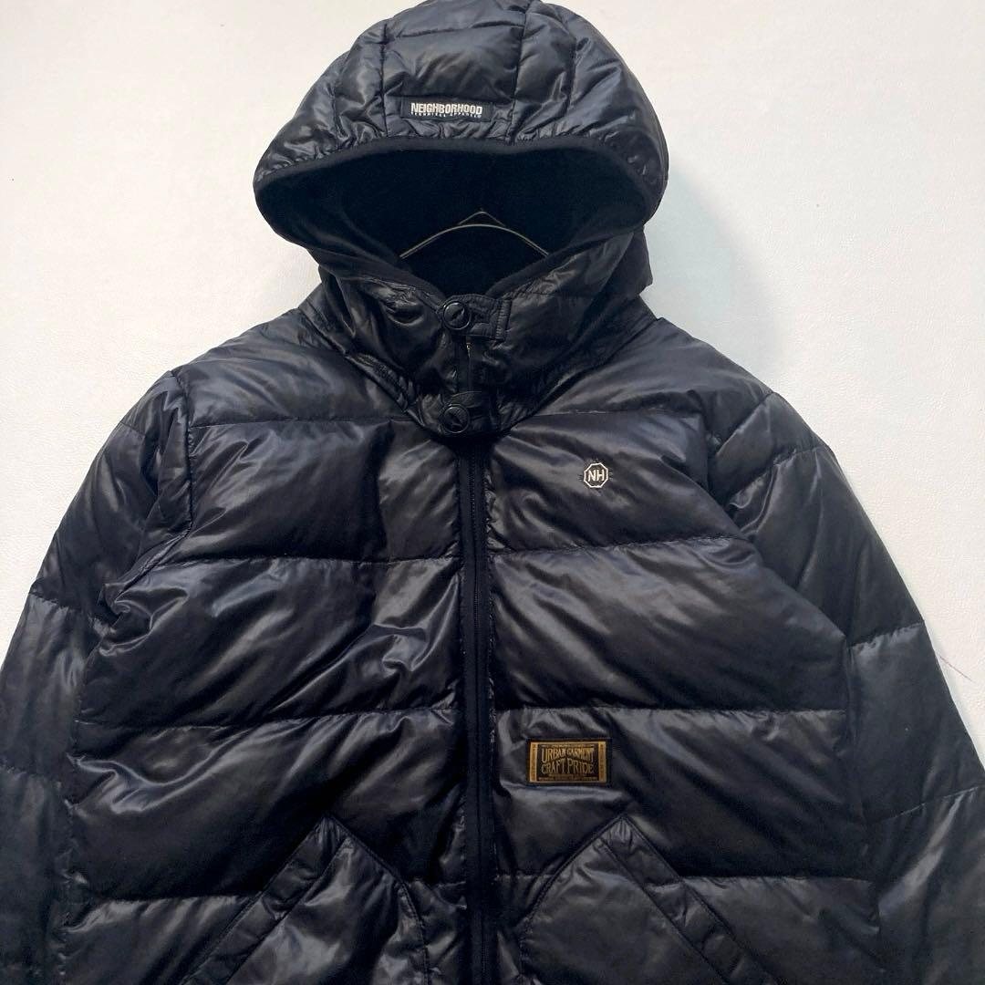 【わさび】ネイバーフッド BAL DOWN ダウンジャケット ブラック