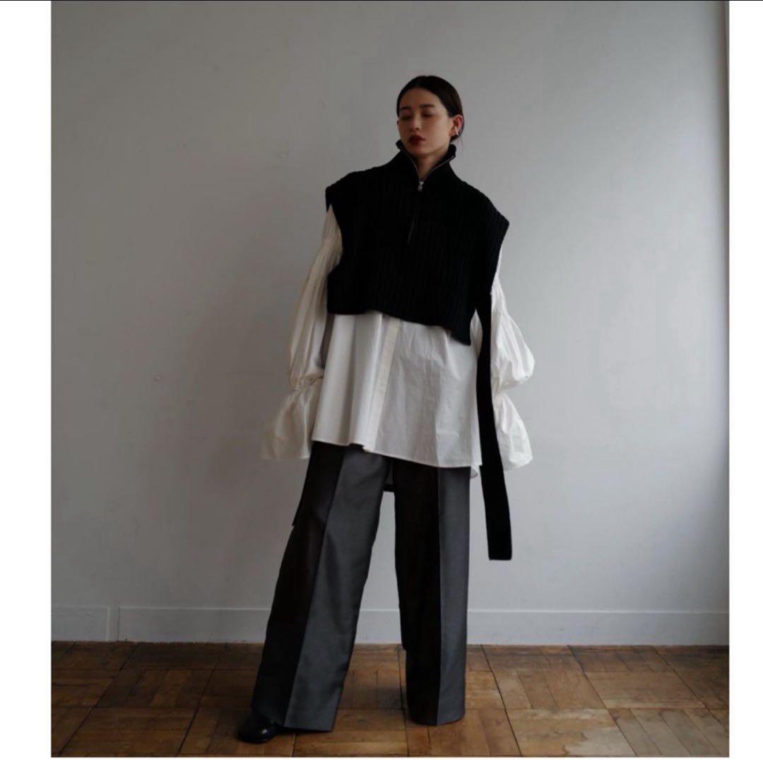 【ETRE TOKYO】 キャンディースリーブタックシャツ