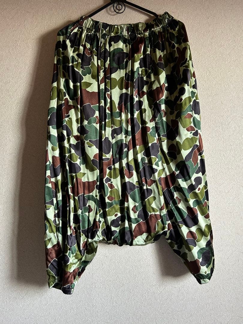 送料込みJUNYA WATANABE カモフラージュ サルエルパンツ S