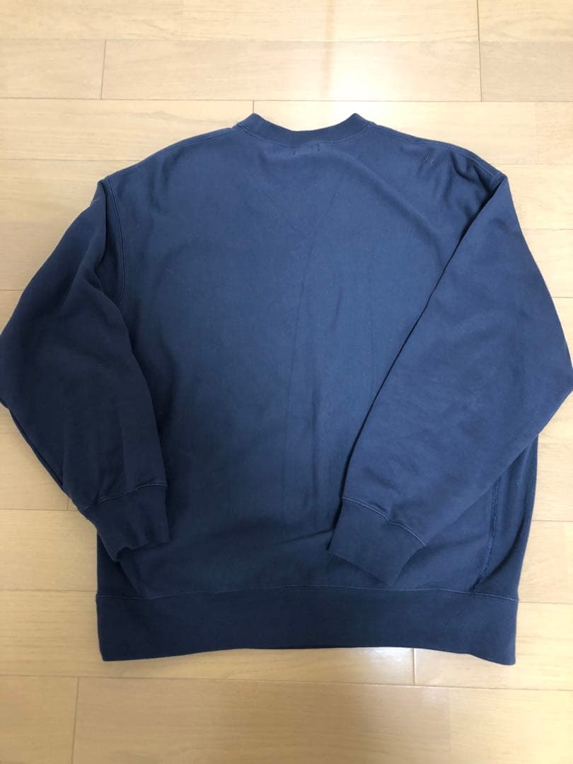 スティーブンアラン 起毛　裏毛セットイン クルーネック スウェット　L