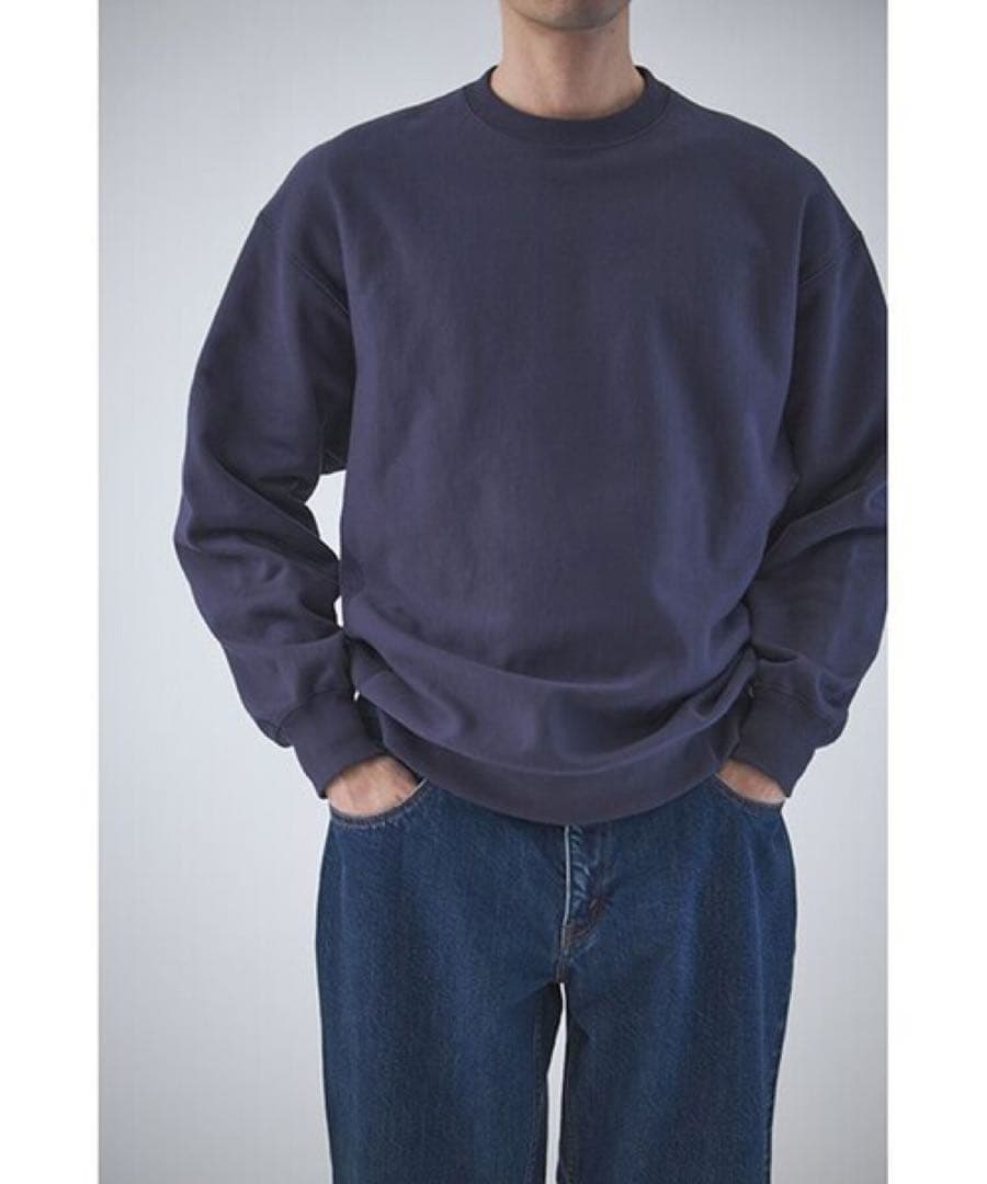 スティーブンアラン 起毛　裏毛セットイン クルーネック スウェット　L