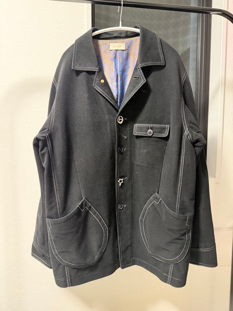 bed.jw.ford テーラードジャゲット　ベロア