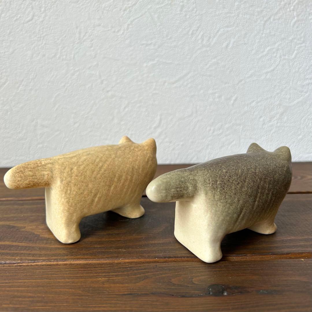 ふうちゃん　リサラーソン ふたごの猫(Katt) 兄弟セット ミカ ネコ