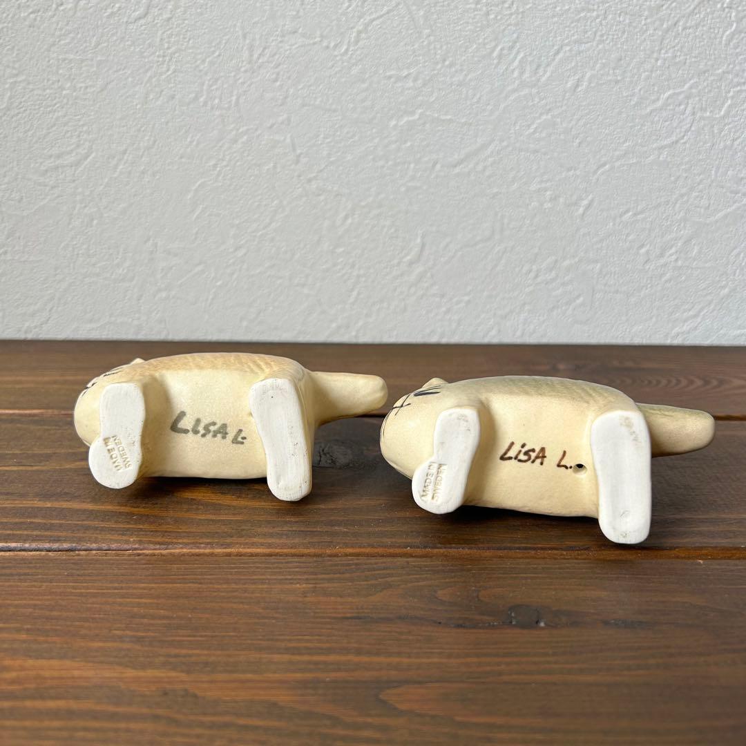 ふうちゃん　リサラーソン ふたごの猫(Katt) 兄弟セット ミカ ネコ