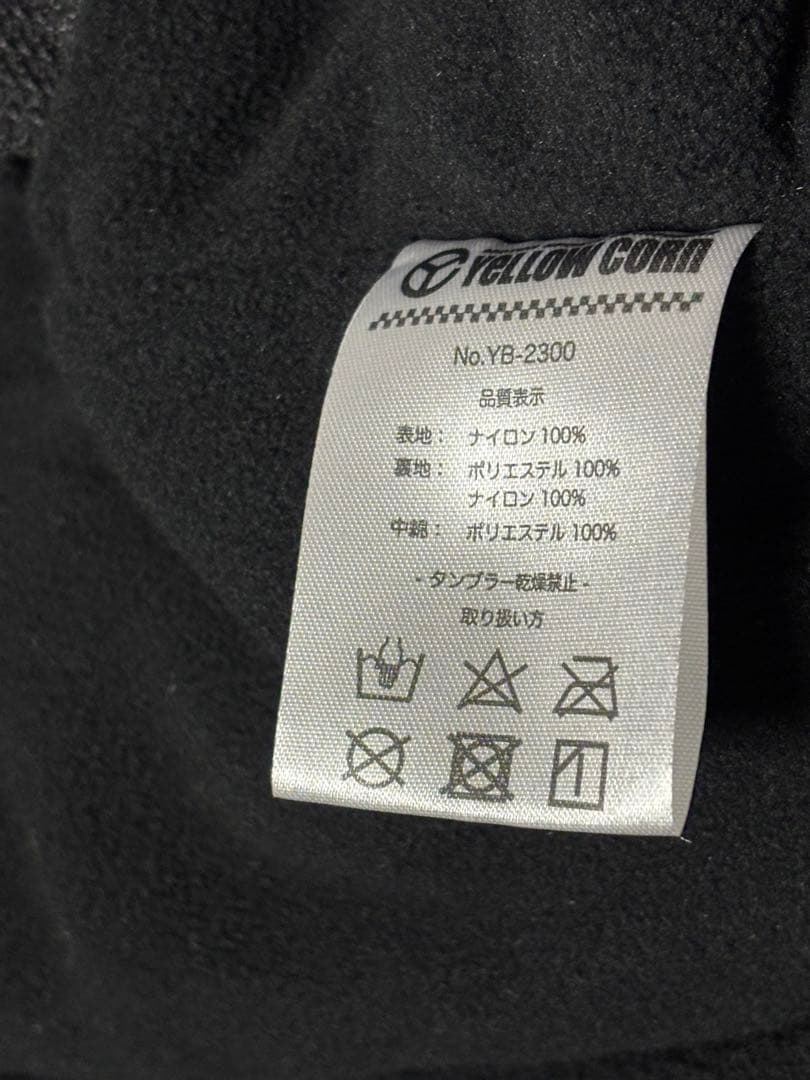 ✨新品未使用品✨YELLOWCORN ブラックジャケット　秋　冬　刺繍ロゴ　M