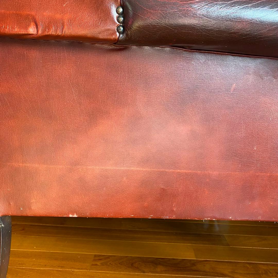 【お値下げ！】イギリス 本革 チェスターフィールド ソファ チェア