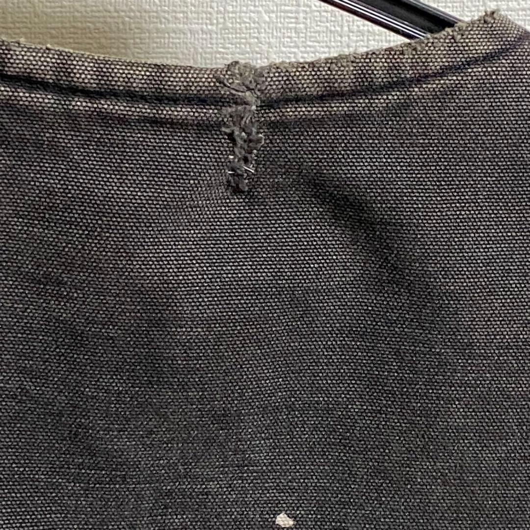 USA製 Ｌサイズ　スミクロ　フェードブラック　ダックベスト　裏ボア　カーハート