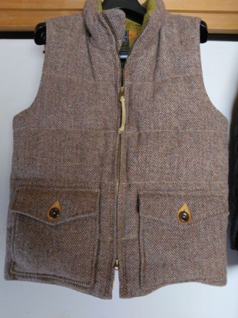 コリンボ　ジェラード　ハリス ツイード トリプルネーム　ベスト　サイズM