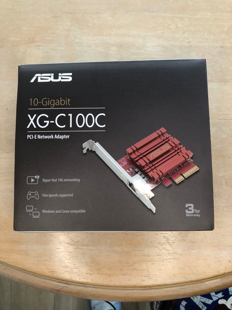 ASUS XG-C100C V3 10Gbos PCI-Eネットワークアダプタ