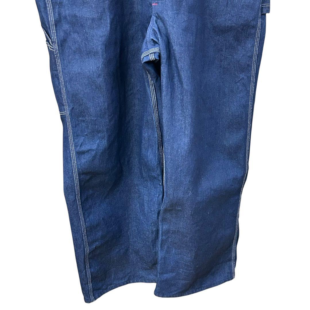 ◾️濃紺 美品◾️80s◾️ビッグマック◾️ローバック◾️オーバーオール◾️デニム◾️