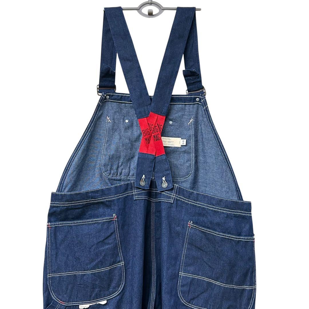 ◾️濃紺 美品◾️80s◾️ビッグマック◾️ローバック◾️オーバーオール◾️デニム◾️