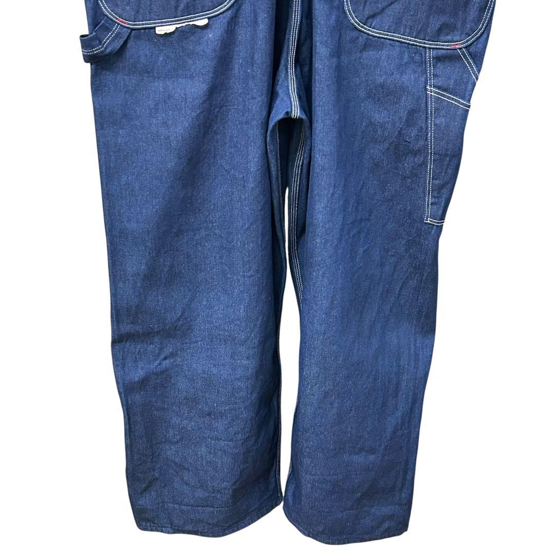 ◾️濃紺 美品◾️80s◾️ビッグマック◾️ローバック◾️オーバーオール◾️デニム◾️