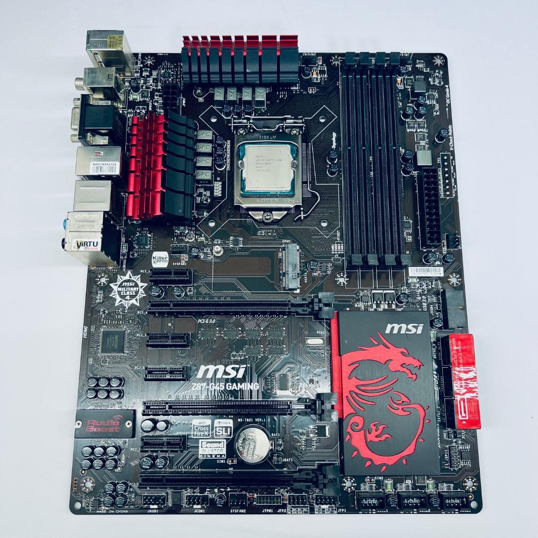 MSI Z87-G45 GAMINGマザーボード i7-4790K【ジャンク品】