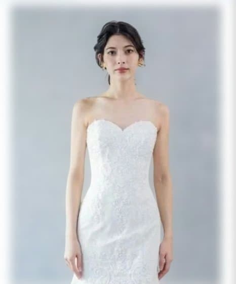 ワタベウェディング　ホワイト マーメイドウェディングドレス