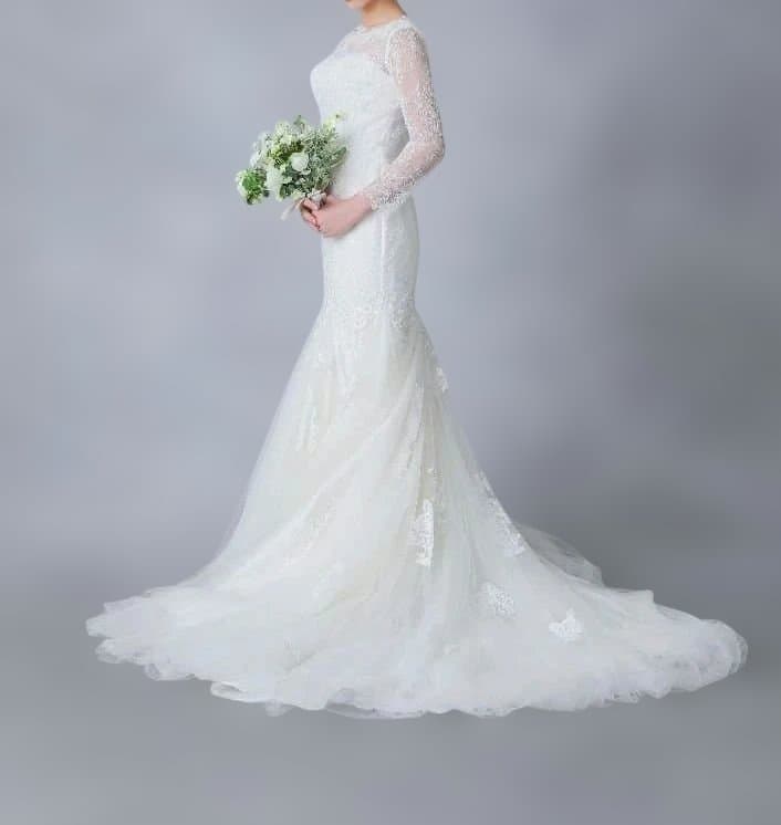 ワタベウェディング　ホワイト マーメイドウェディングドレス