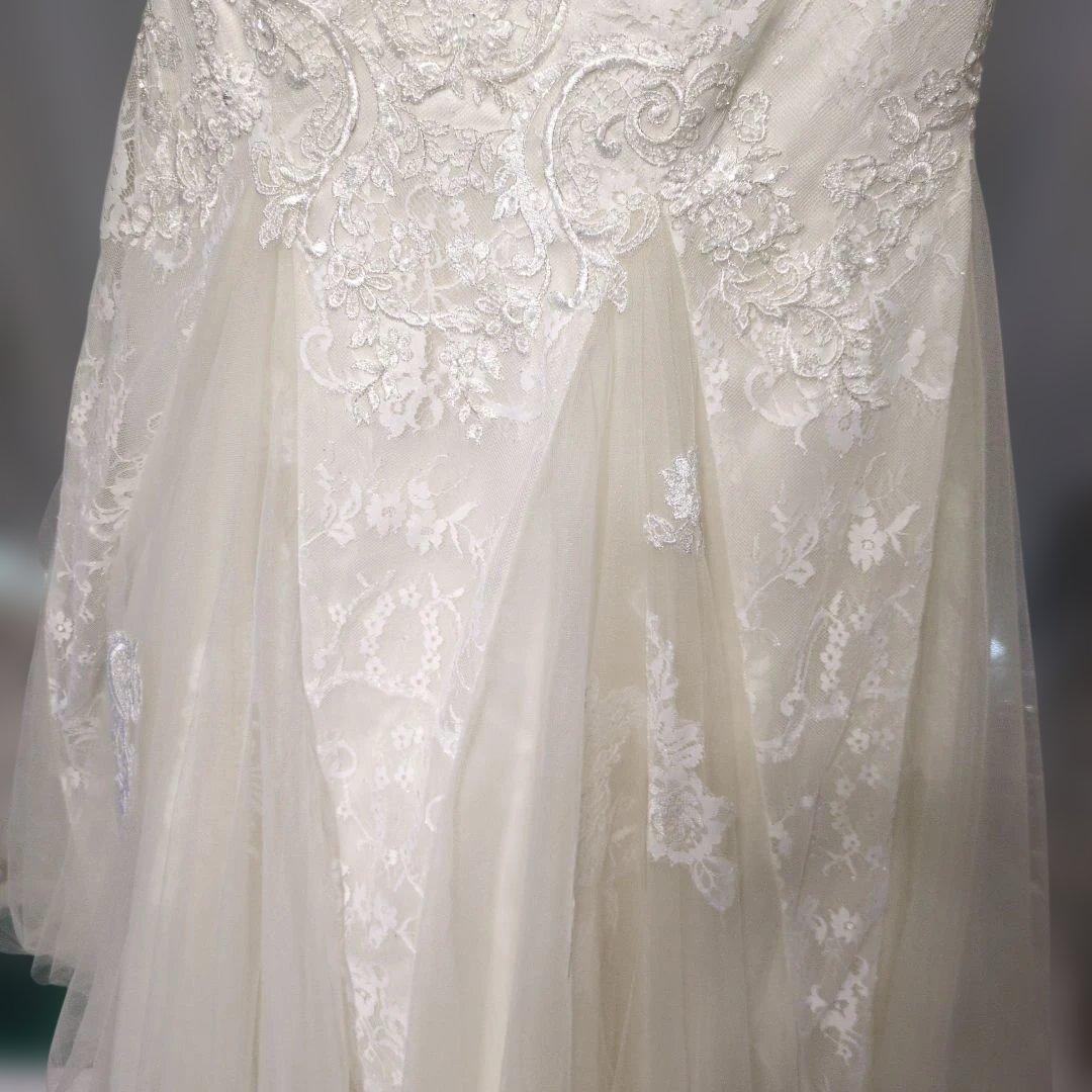 ワタベウェディング　ホワイト マーメイドウェディングドレス