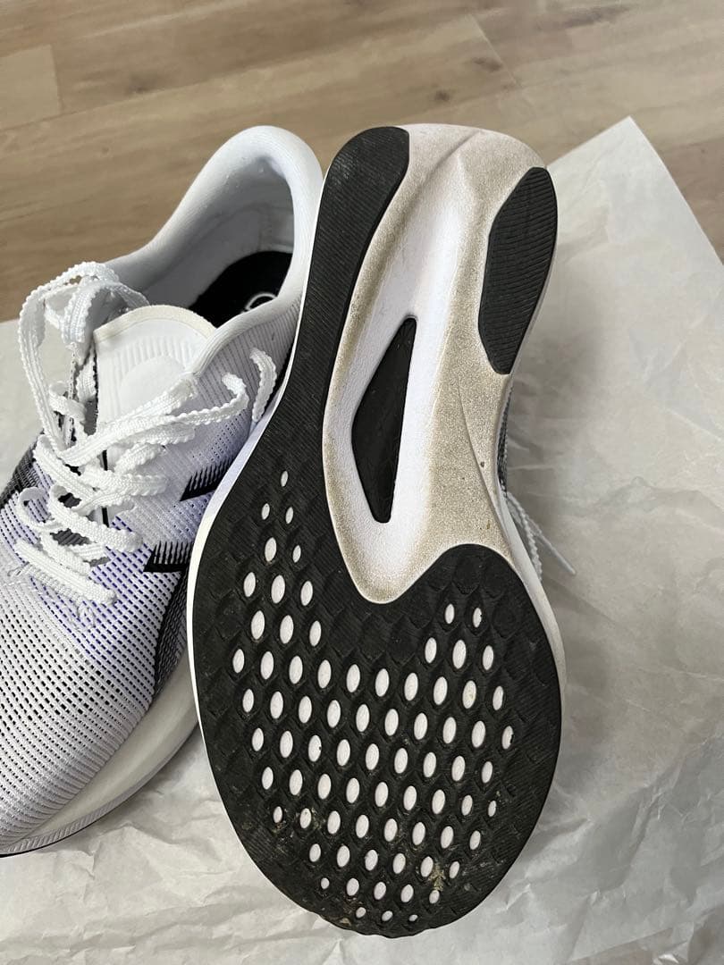 Ｋ*様 ASICS スパイクシューズ ホワイト/ブラック/ブルー マジックスピー