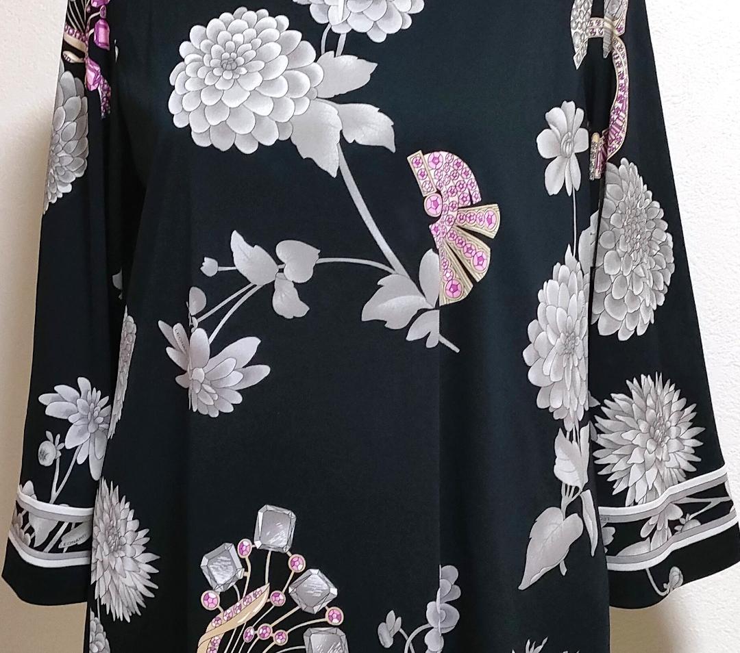 大きいサイズ 42❤️極美品❤️レオナール チュニッック❤️Aライン ワンピース