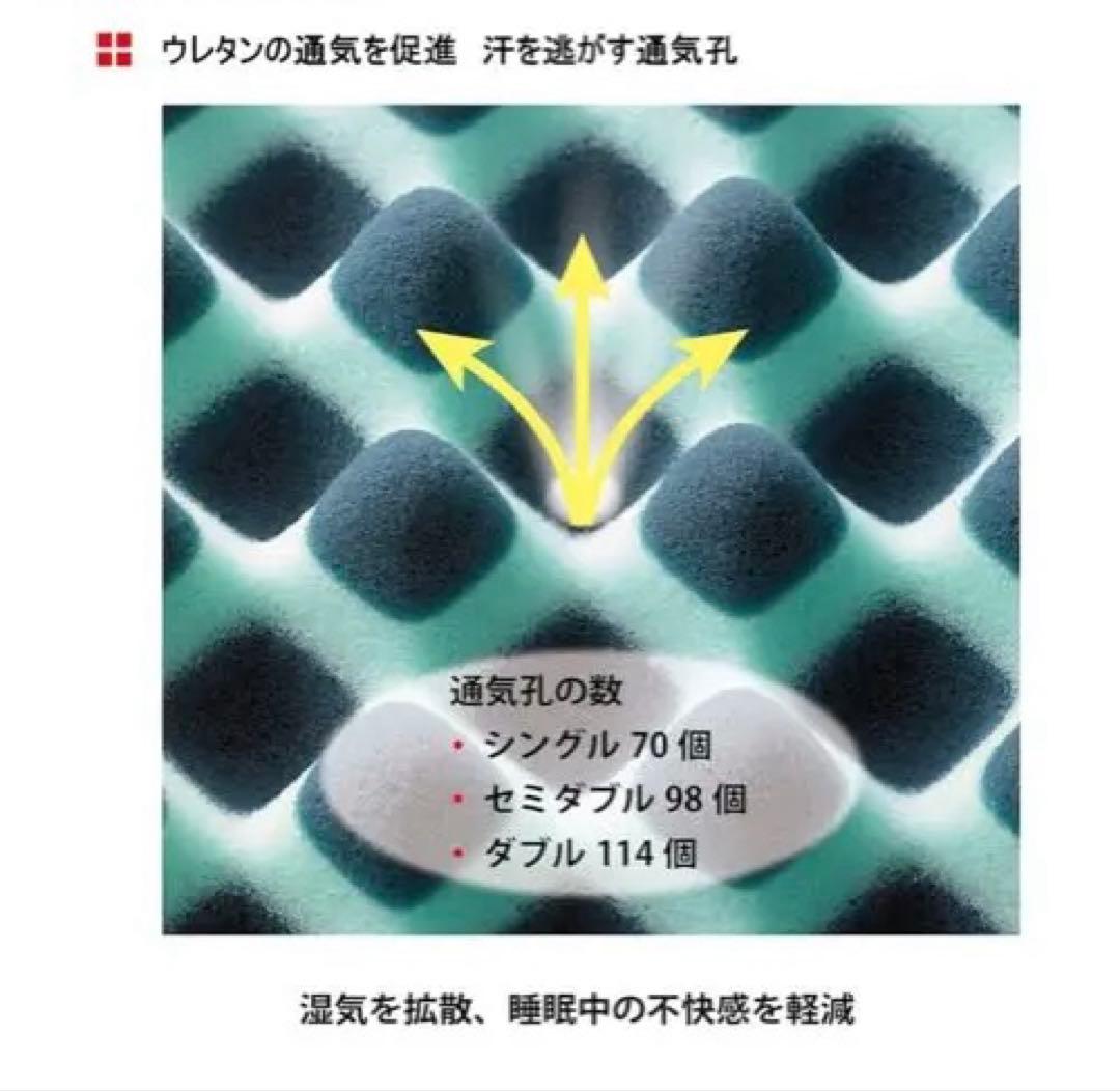 nishikawa 【 西川 】 エアー01 マットレス　セミダブル ハード