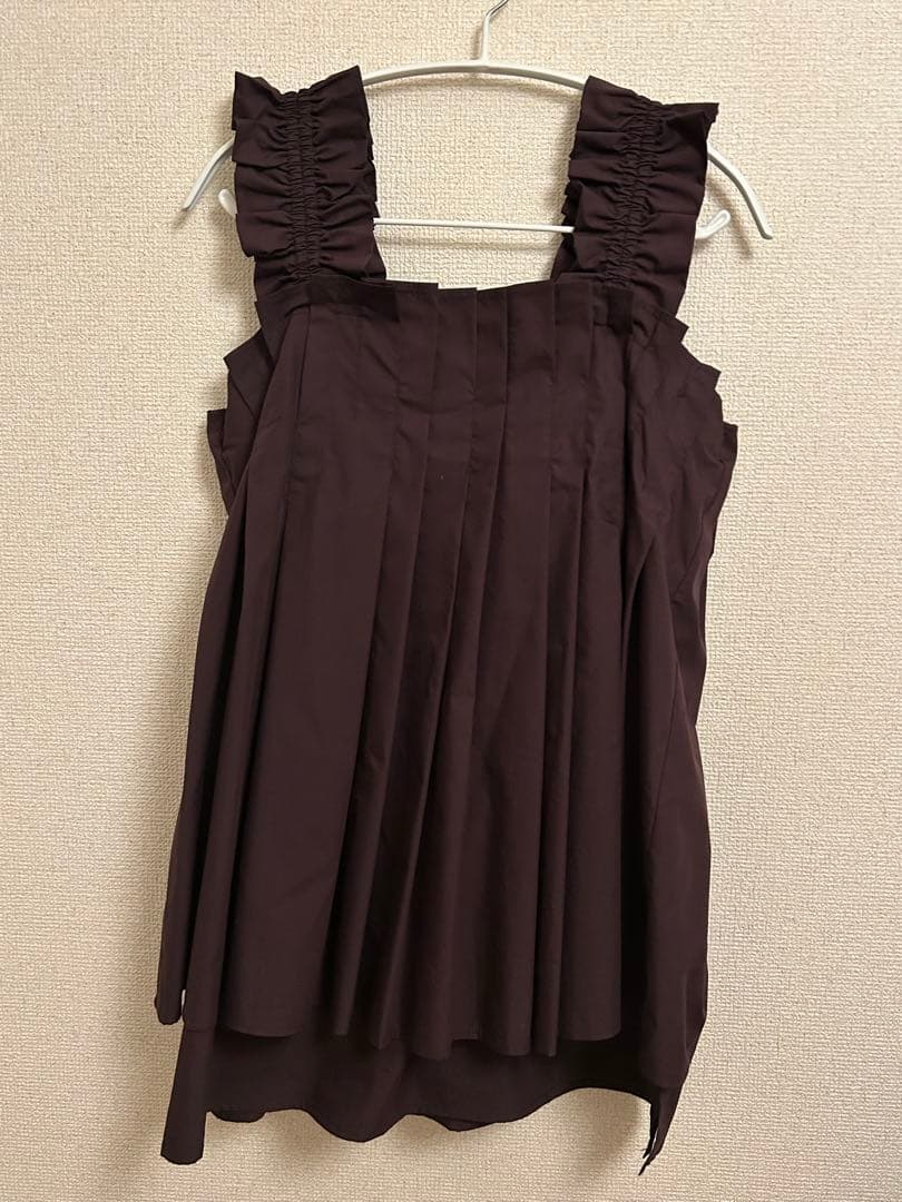 BABYLONE タックレイヤードチュニックブラウス