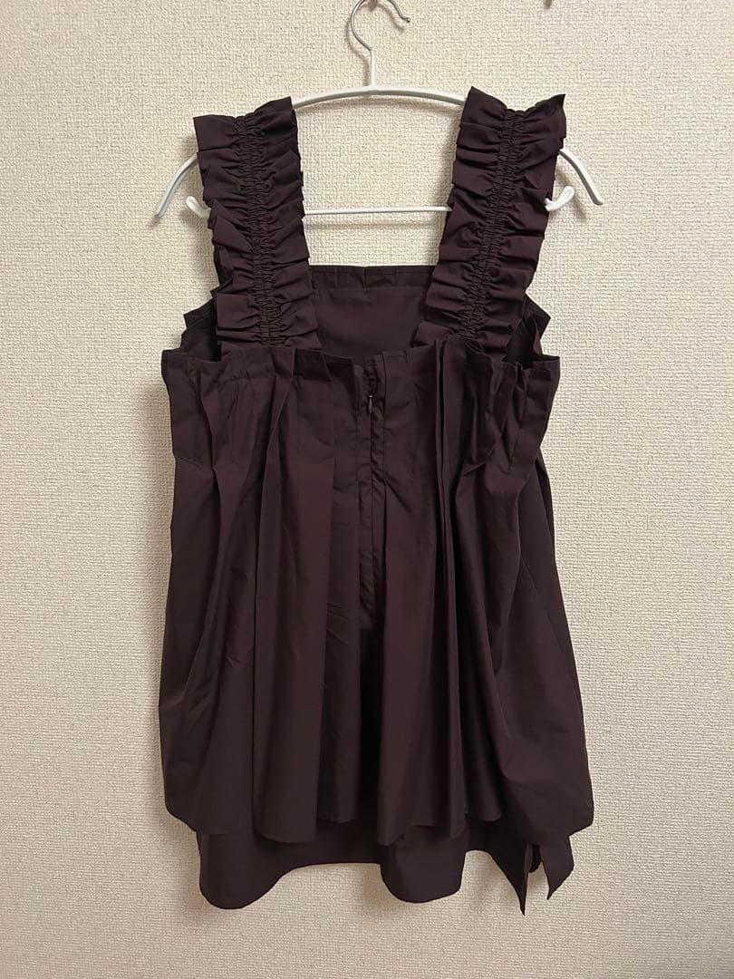 BABYLONE タックレイヤードチュニックブラウス