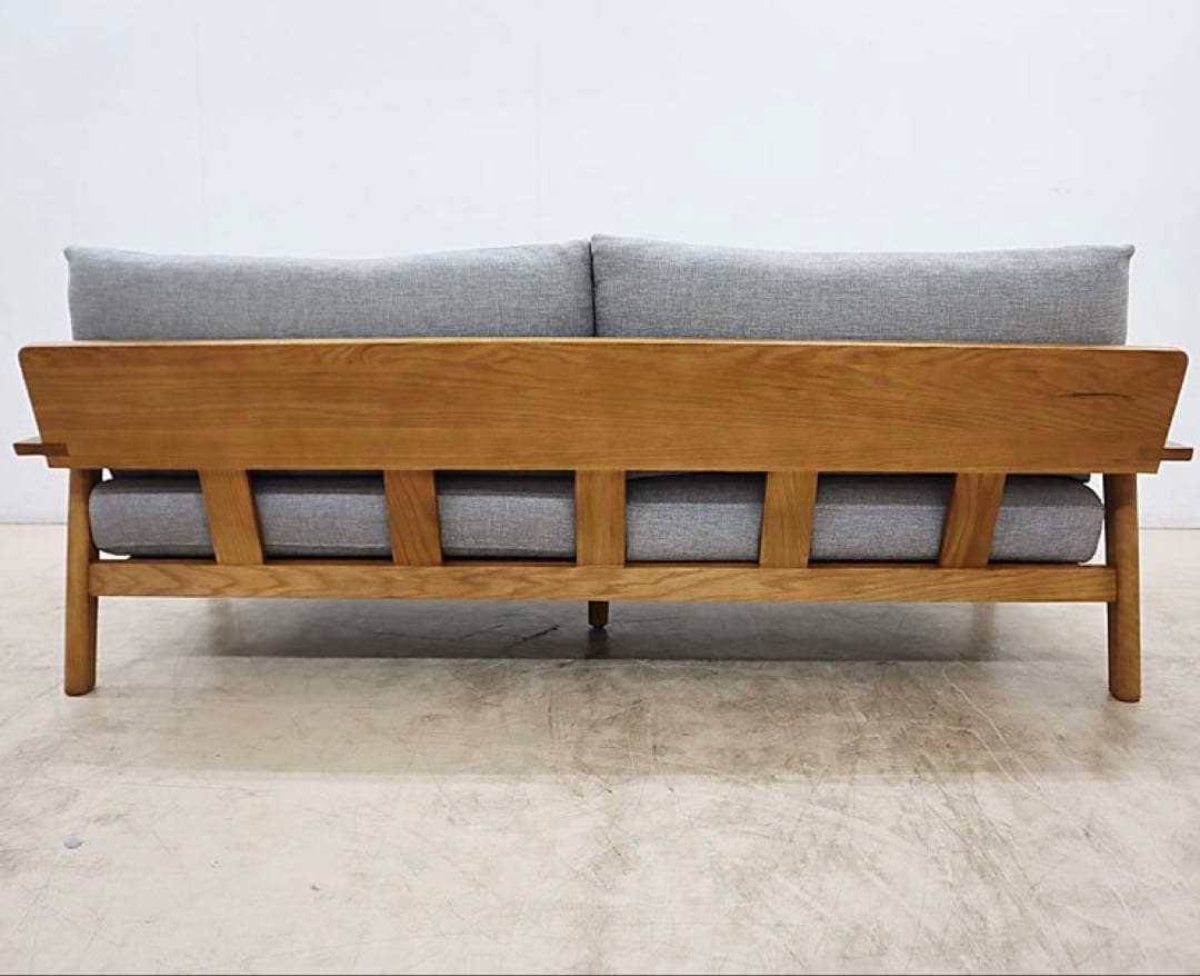 展示品 unico ウニコ KIRP キルプ3人掛けソファ　ウッドフレーム