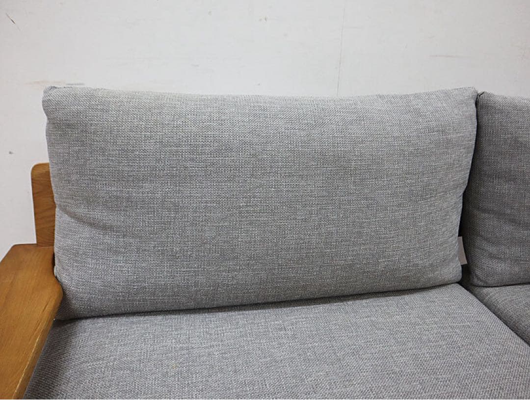 展示品 unico ウニコ KIRP キルプ3人掛けソファ　ウッドフレーム