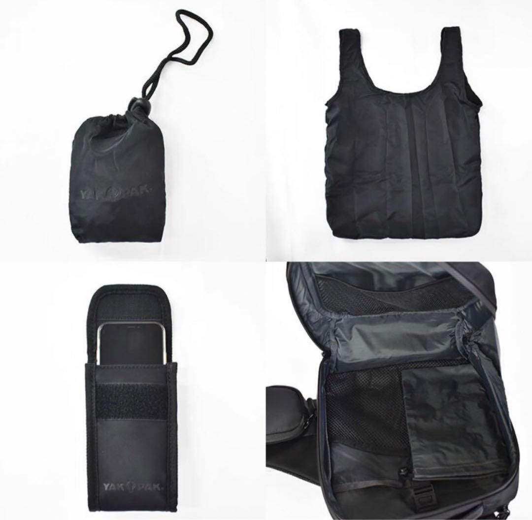 新品　人気　L YAKPAK ヤックパック レコードバッグ ショルダーバッグ　紺