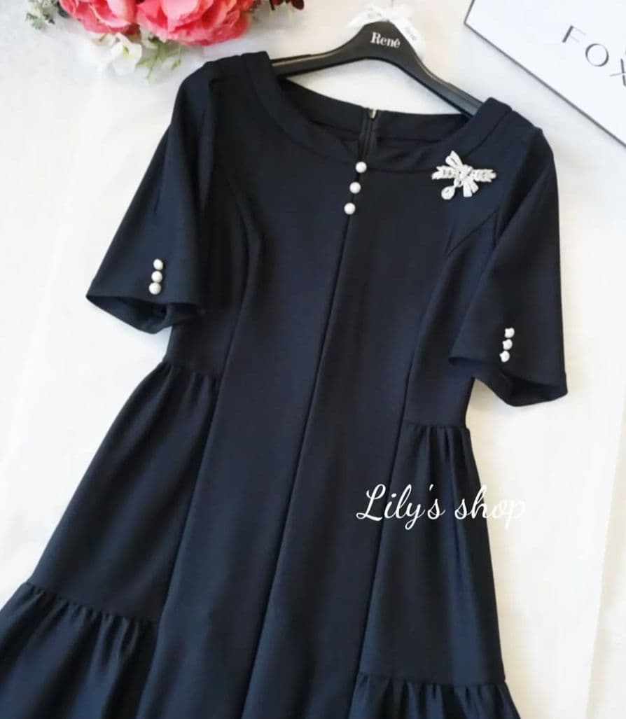 極美品♡ルネ♡ティアードワンピース