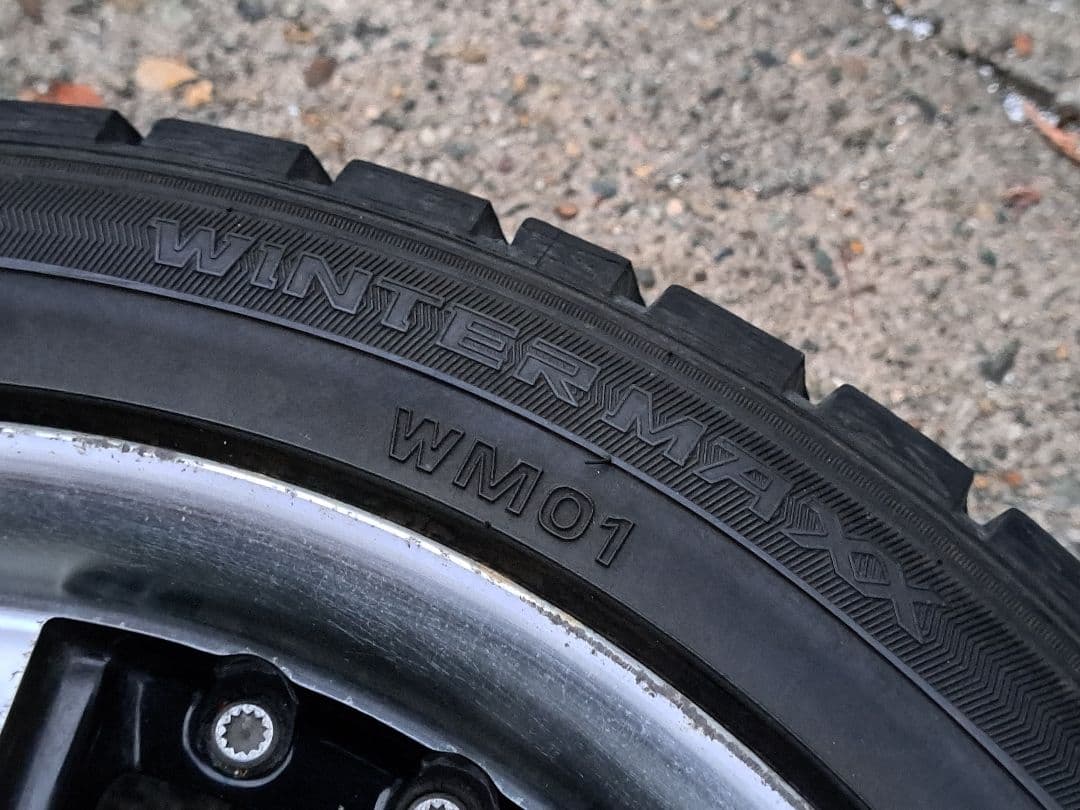 155/55R15バリ山！15×5J+45 4H100安心ダンロップ！中古です