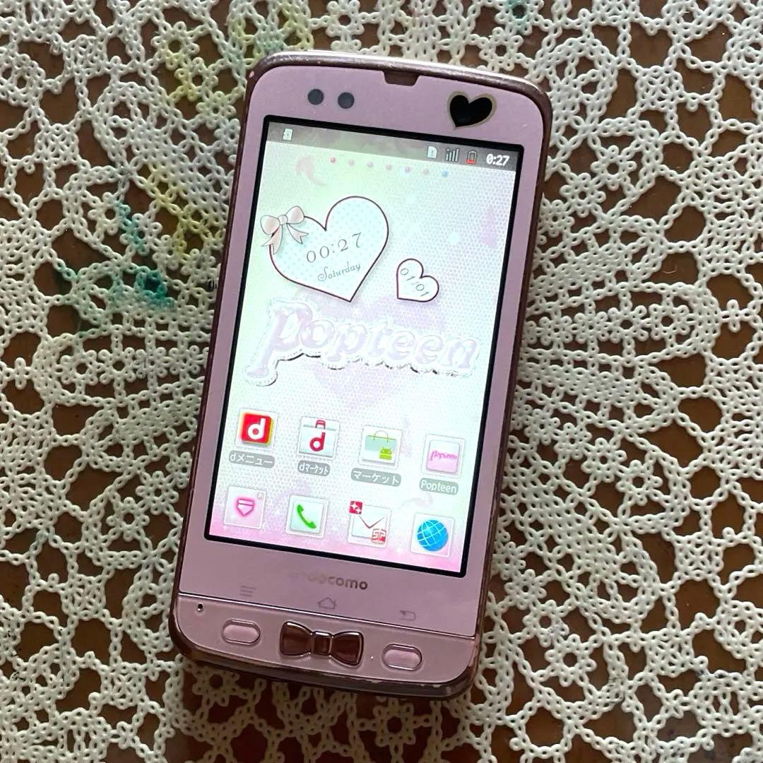 希少✨ Arrows F-03D docomo Popteen ピンク ギャル