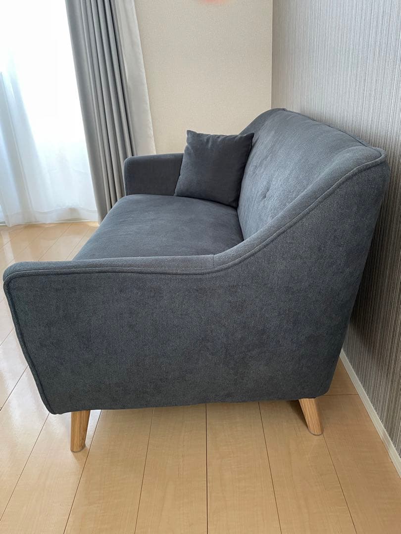 ソファ　2人掛け　　グレー