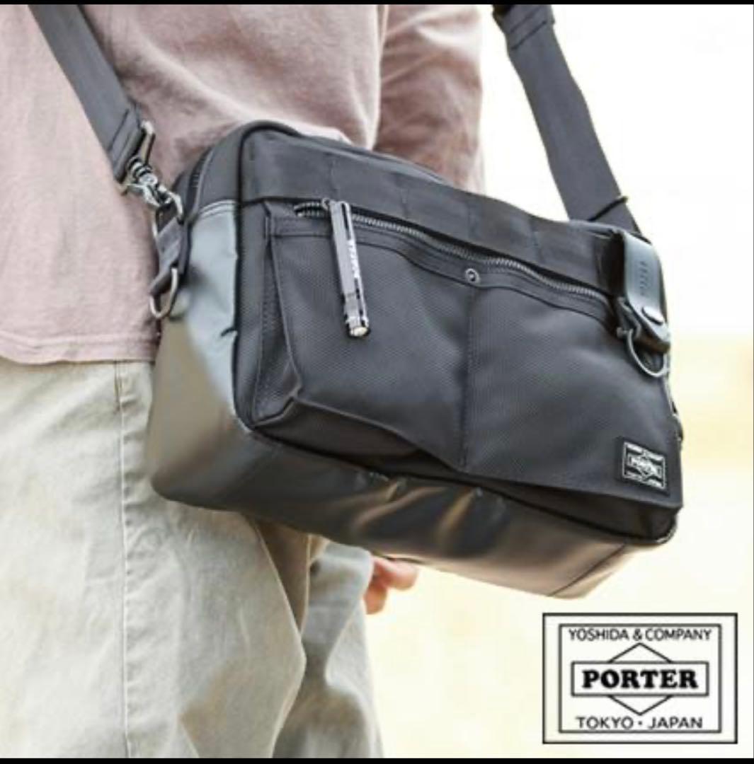 【美品】PORTER / SHOULDER BAG ポーター　セカンドバッグ
