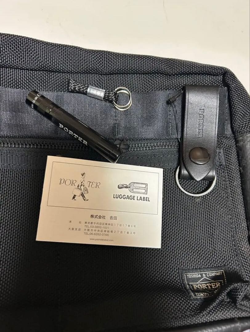 【美品】PORTER / SHOULDER BAG ポーター　セカンドバッグ