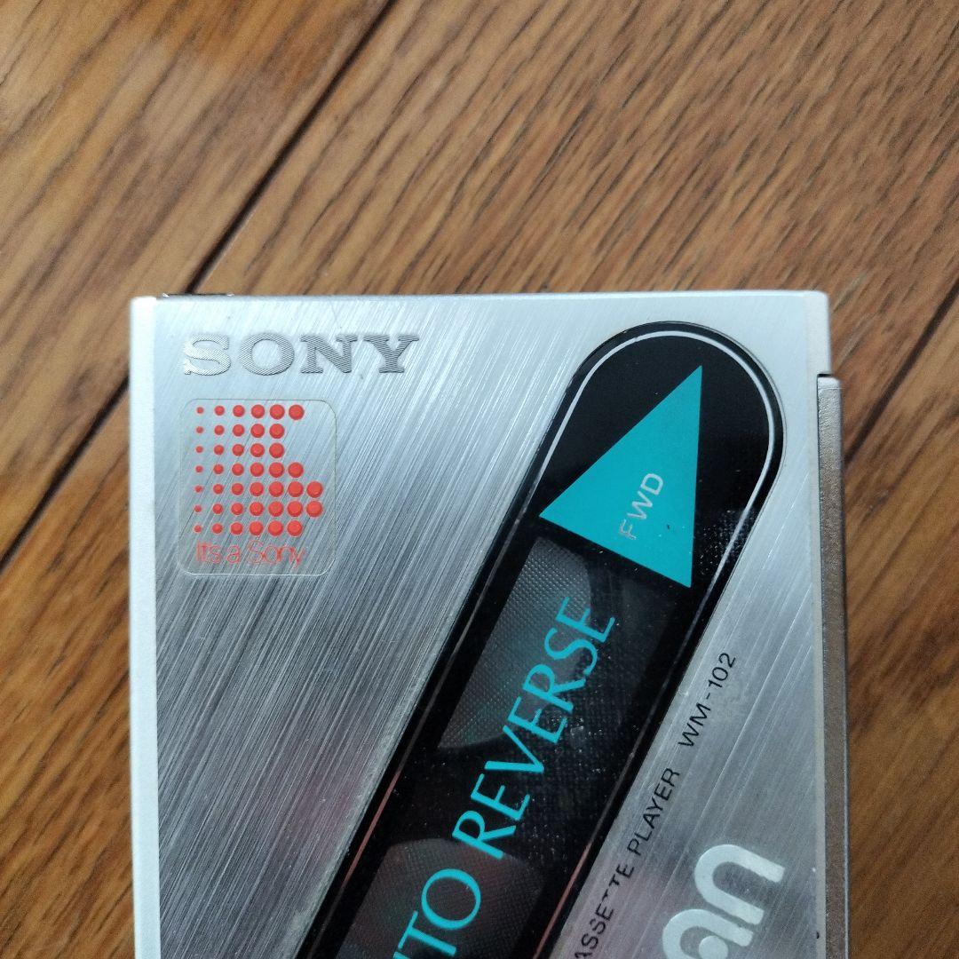 【当時物】SONY WM-102 カセットプレーヤー　ウォークマン