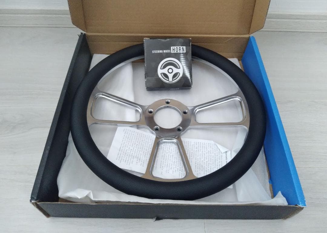 Forever Sharp★14インチ ビレットステアリング★シボレーホーン