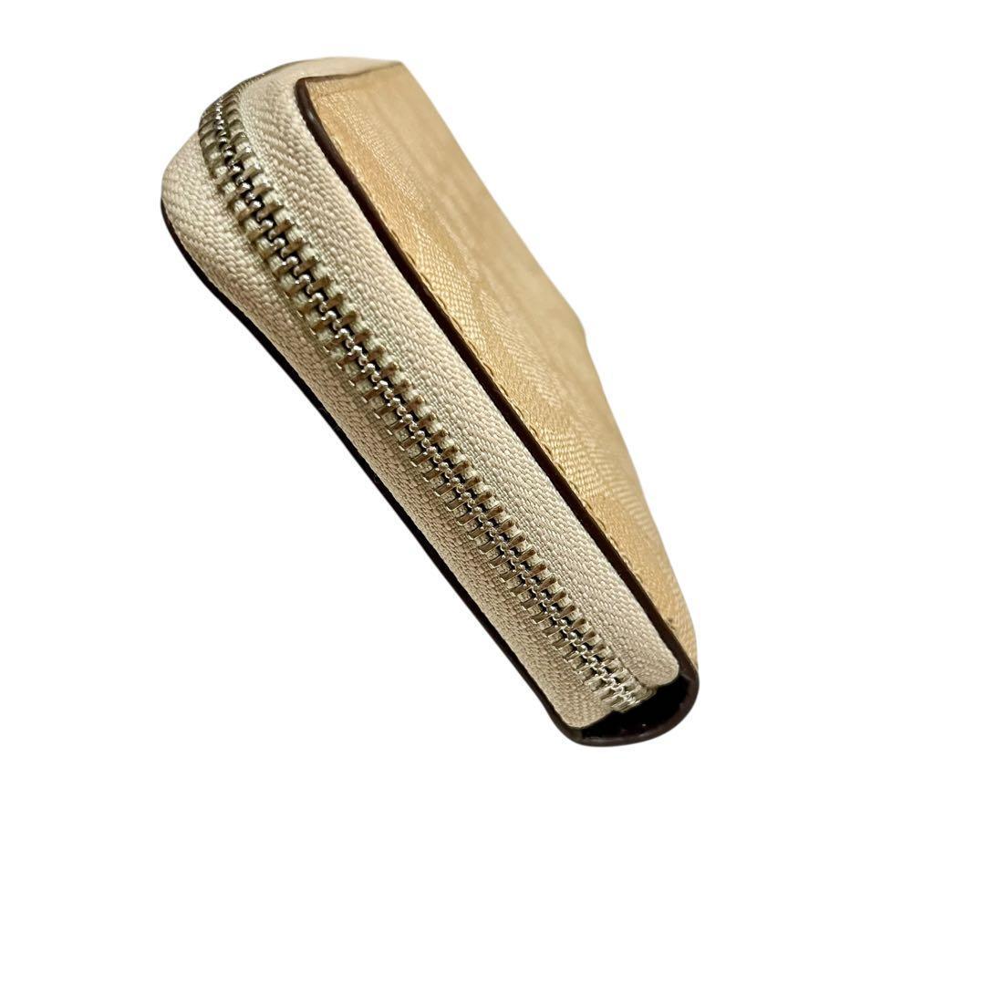 コーチ　COACH ディズニーコラボ　ミッキー　長財布　シグネチャー　ベージュ