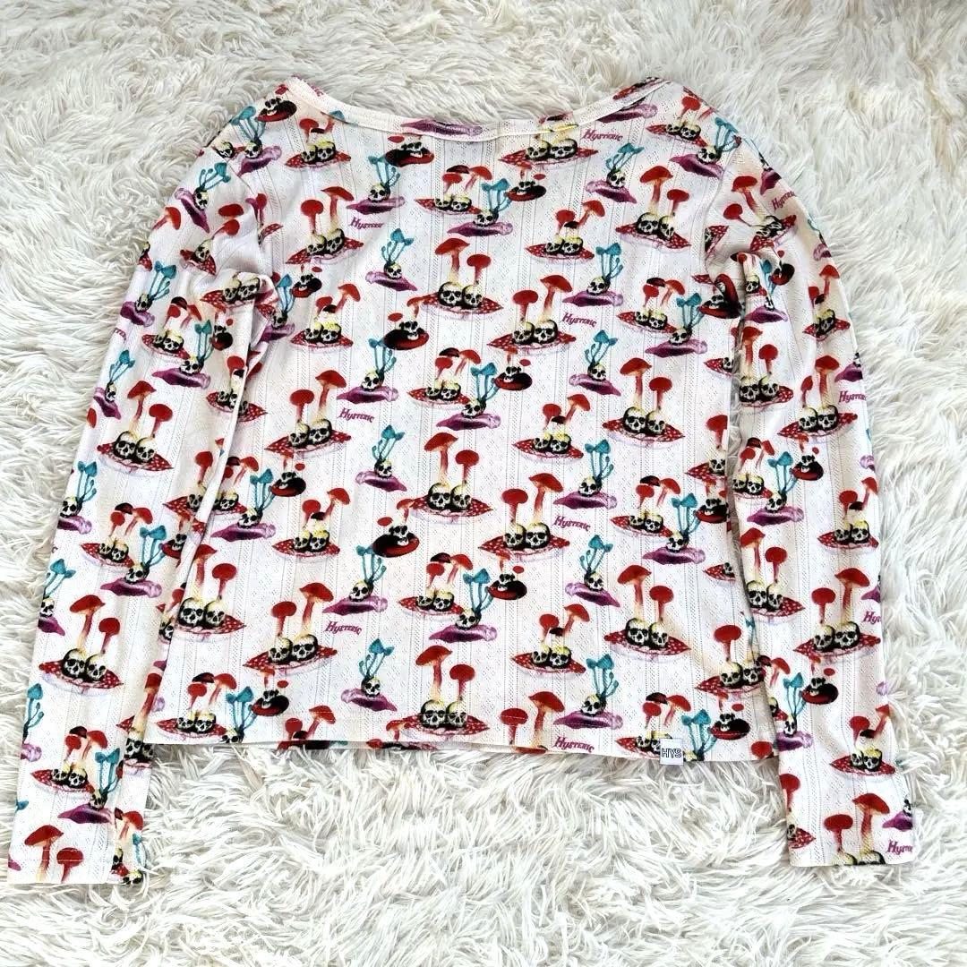【美品】ヒステリックグラマー hysteric glamour スカルキノコ長袖