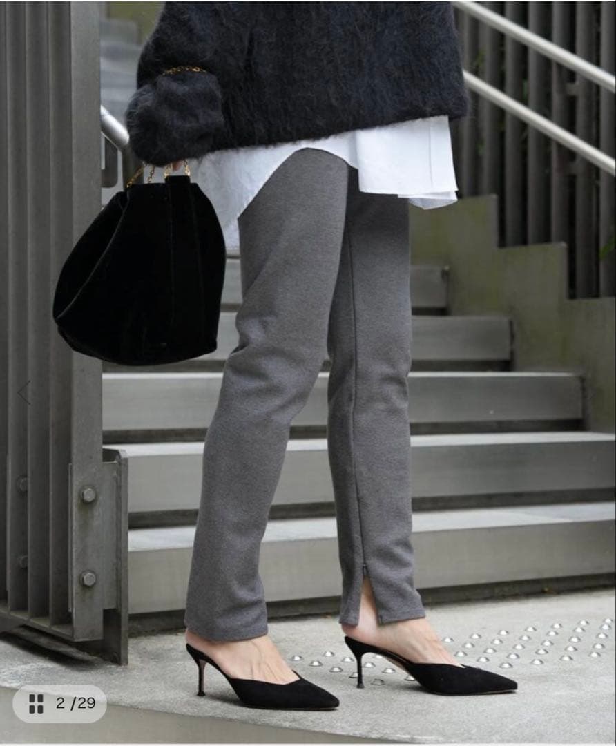 Deuxieme Classe★Warm Zip レギンス パンツ