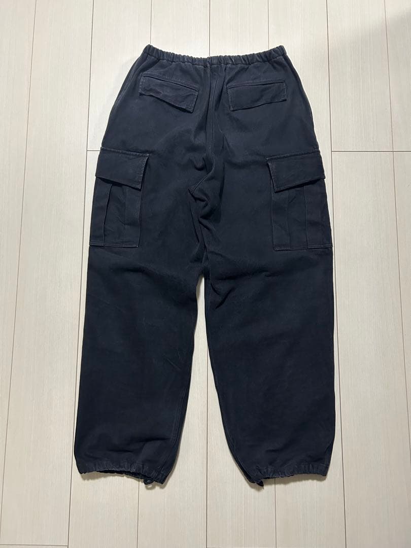 は*ん様 COMOLI 25SS ブラックドリル6Pパンツ　size1