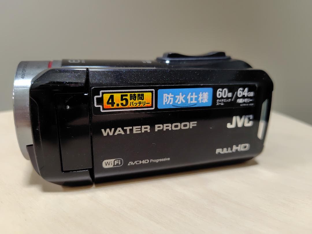 JVC ビデオカメラ GZ-RX130-B 60倍/64GB