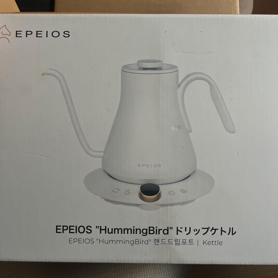 【Epeios】ドリップケトル 0.9L 1200Wコーヒーポット 1℃単位