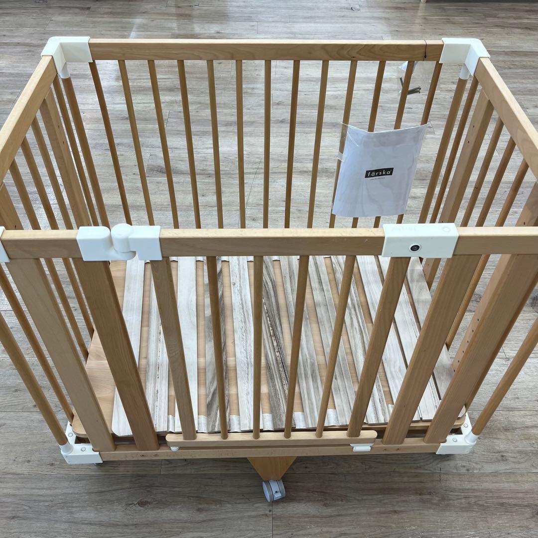 farska ファルスカ クリエイティブコット ベビーベッド ナチュラル