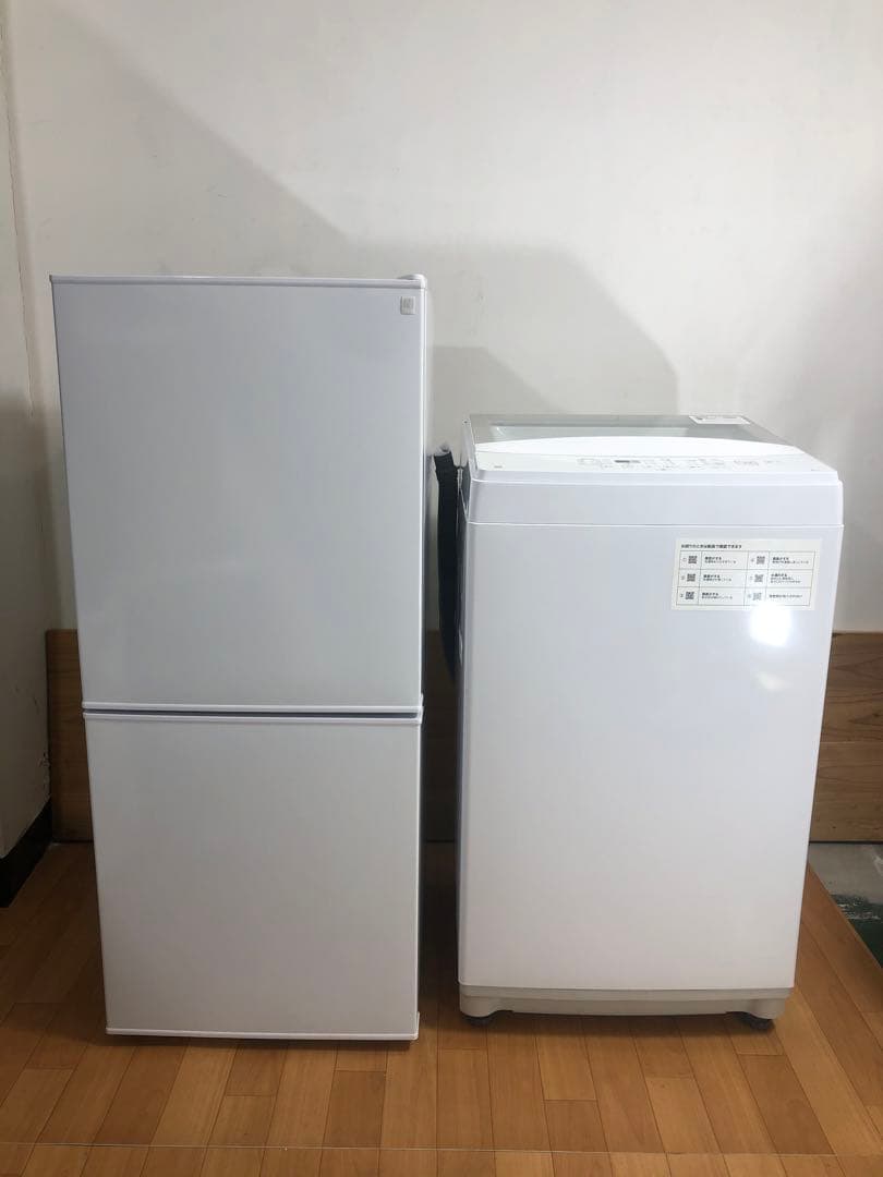分解洗浄済　ニトリ冷蔵庫2025年洗濯機2022年　高年式　新生活2点セット