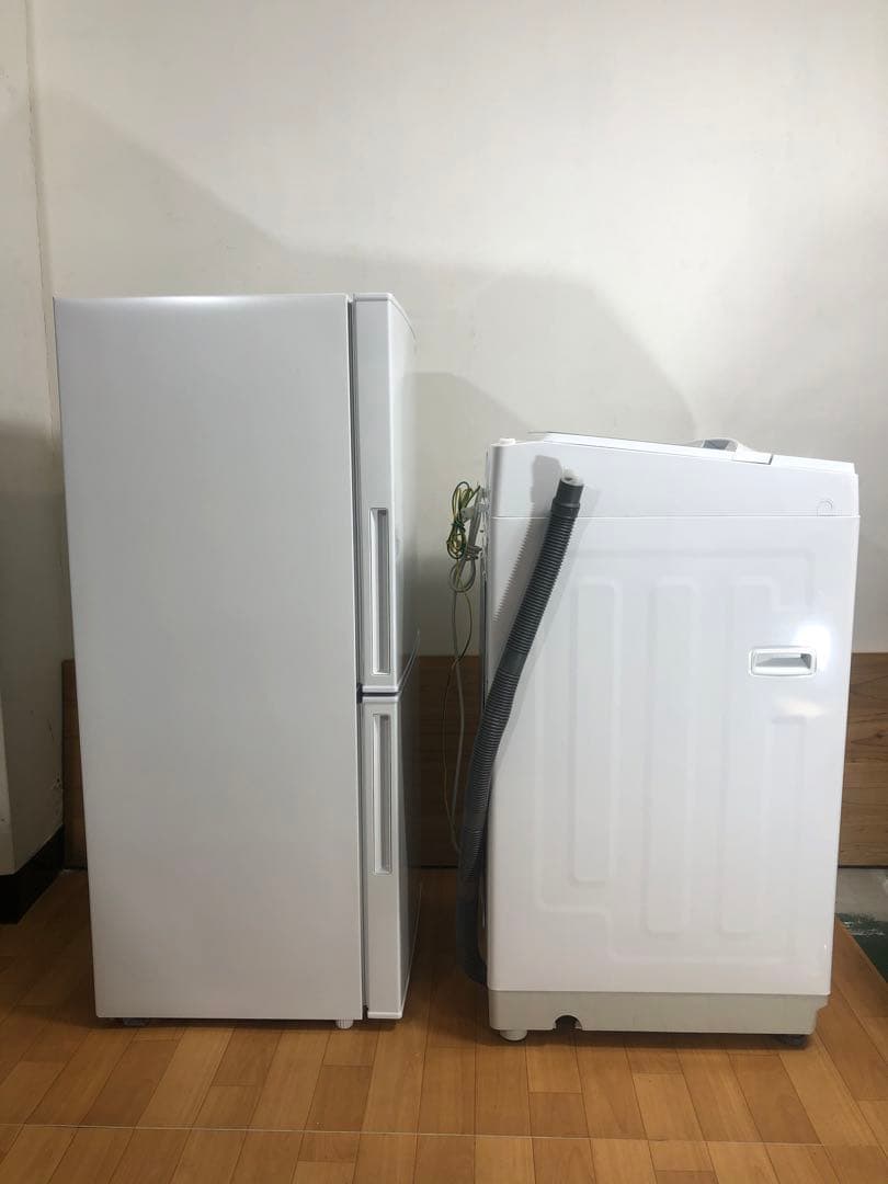 分解洗浄済　ニトリ冷蔵庫2025年洗濯機2022年　高年式　新生活2点セット