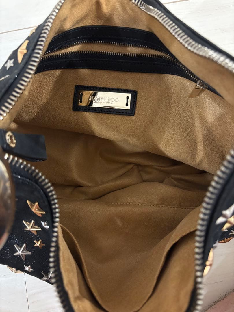 JIMMY CHOO スタースタッズ　ショルダーバッグ