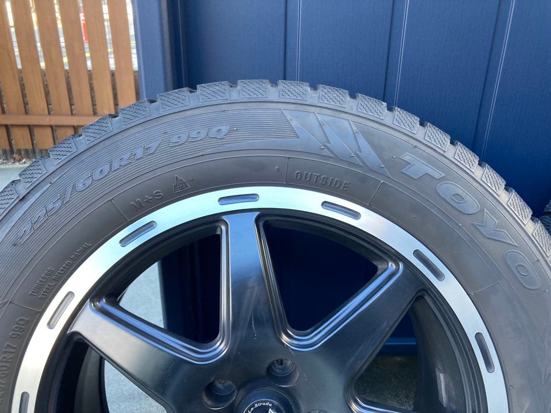 jeepコンパス 17インチ ブラック タイヤホイールセット