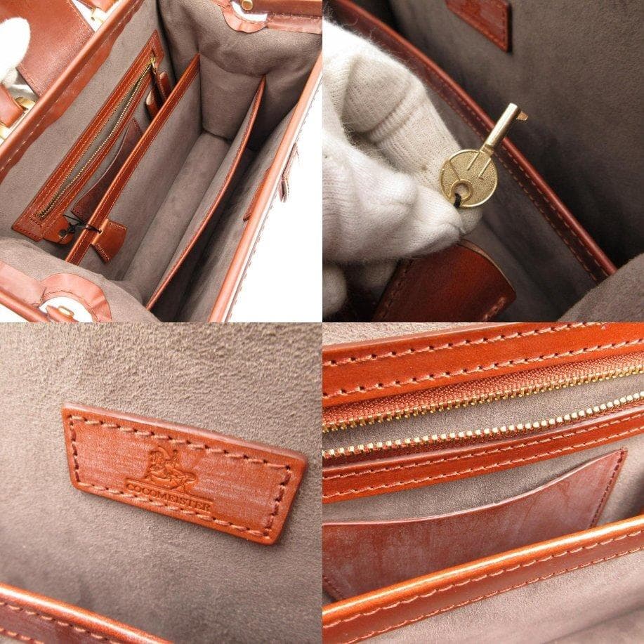 美品 ココマイスター ミニダレスバッグ ブライドルレザー 30-26010701