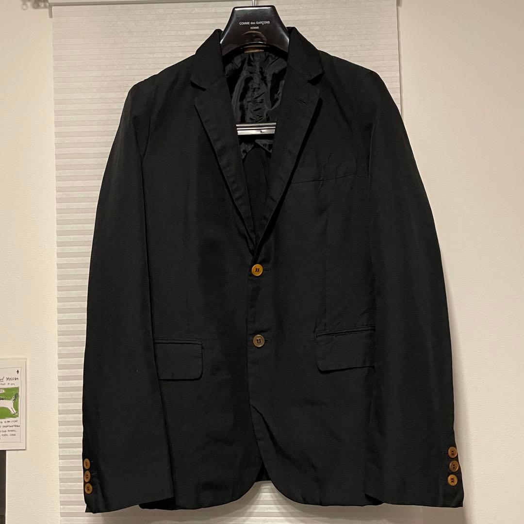 コムデギャルソンオムプリュス ポリ縮 2B ジャケット AD2017 定番